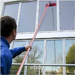 (7m 30cm Water Brush) Adjustable Window Cleaning Pole Solar Panel Cleaning Brush