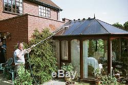 8 Metre/26 Foot Conservatory Roof Cleaner. Solar Panel Clean. Water Fed Pole H&g