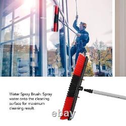 (8m Pole Plus 50cm Water Brush) Water Washing Pole Cleaner Water Fed