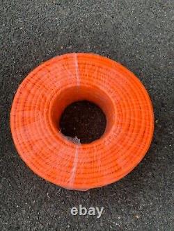 8mm ID x 100mtr coil Hi-Vis Orange Water Fed Pole Hose WFP