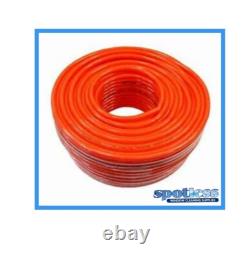 8mm ID x 100mtr coil Hi-Vis Orange Water Fed Pole Hose WFP