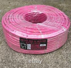 8mm ID x 100mtr coil Hi-Vis Yellow Water Fed Pole Hose WFP
