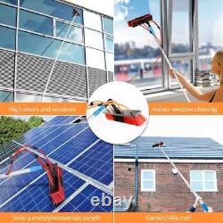 Adjustable Window Cleaning Pole Solar Panel Cleaning Brush 5M 55cm Water Brush