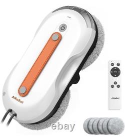 AlfaBot X7Pro Window Cleaner Robot with Dual Spray, 60ML Water Tank