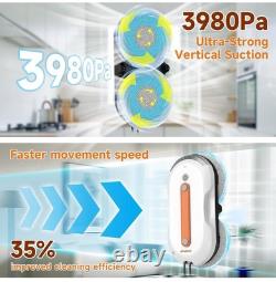 AlfaBot X7Pro Window Cleaner Robot with Dual Spray, 60ML Water Tank