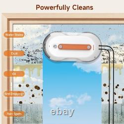 AlfaBot X7Pro Window Cleaner Robot with Dual Spray, 60ML Water Tank