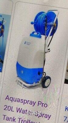 Aquaspray Pro 20L Water Spray Tank Trolley with 25ft Pole