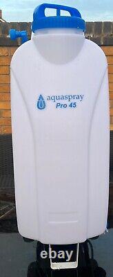 Aquaspray Pro 45L Window Cleaning Battery Water Spray Tank 30ft Waterfed Pole