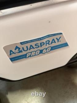 Aquaspray Pro 60L Battery-Operated Water Spray Tank with Brush and Pole