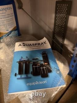 Aquaspray Pro 60L Battery-Operated Water Spray Tank with Brush and Pole