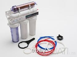 Aquati 5 Stage RODI Reverse Osmosis Water Filtration System 75GPD For Marine