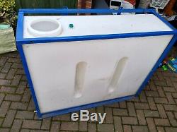 Baffled water tank 500ltr Upright Cage