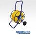 Blue Heavy Duty Metal Hose Reel With Wheels & 6 Mm Hose For Window Cleaning