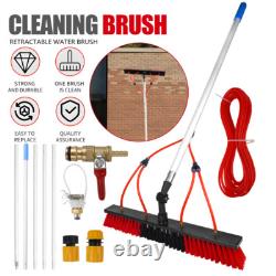 Cleaning Brush Kit Telescopic Window & Solar Panel Cleaning Pole Extendable UK
