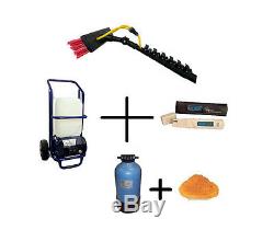 Complete Water Fed Window Cleaning System Set & GS Telescopic Pole-Ready to use