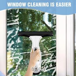Cordless Window Vac Cleaner Rechargeable 28cm Squeegee Element & 150ml Water