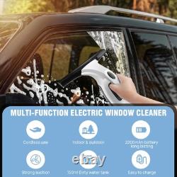 Cordless Window Vac Cleaner Rechargeable 28cm Squeegee Element & 150ml Water