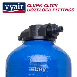 DI Resin Vessel 11L For Window Cleaning 0817 & Hozelock Fittings Filled MB-115