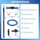 Extendable Telescopic Window Cleaner Water Fed Pole Brush Cobweb Squeegee Kit