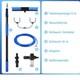 Extendable Telescopic Window Cleaner Water Fed Pole Brush Cobweb Squeegee Kit