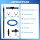 Extendable Telescopic Window Cleaner Water Fed Pole Brush Cobweb Squeegee Kit