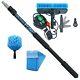 Extension Cleaning Pole Kit, Water-fed Brush, Cobweb Duster And Clean Cloths
