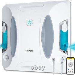 FMART Window Cleaner Robot, Double-Sided Spray Water, 3800Pa Strong Suction Smart