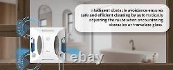FMART Window Cleaner Robot Double-Sided Spray Water 3800Pa Suction APP Remote