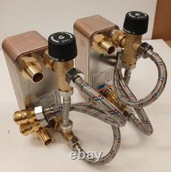 HEAT EXCHANGER DOUBLE KIT Webasto Hot Water Window Cleaning Tub Pool
