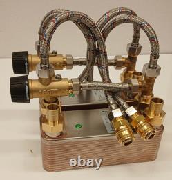 HEAT EXCHANGER DOUBLE KIT Webasto Hot Water Window Cleaning Tub Pool