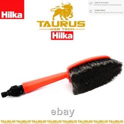 HILKA Water Fed Wash Brush With Regulator Universal Hose Connector DIY Cleaning