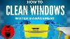 How To Clean Windows Professionally Water Management