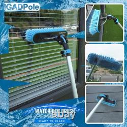 IGADPole 17ft (5m) Washing Kit Water-fed Brush, Soap Dispenser and hose tap