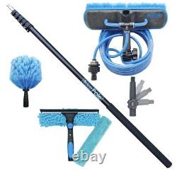 IGADPole Extension Pole, Water-fed Brush, Cobweb Duster and Squeegee 7m / 24ft