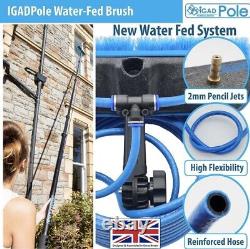 IGADPole Extension Pole, Water-fed Brush, Cobweb Duster and Squeegee 7m / 24ft