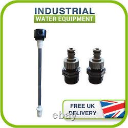 IWE 5 Litre FULL Resin Vessel/Clunk-Click fittings Window Cleaning/Pure Water