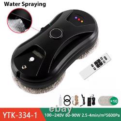 Intelligent Window Cleaner Robot With Automatic Water Spray + Remote Control