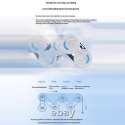 Intelligent Window Cleaning Robot Ultrasonic Atomization Water Spray Suction