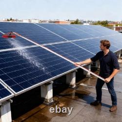 Long Reach Solar Panel Cleaning Brush Kit, Window Cleaning Water-Fed Rod Kit, 3m