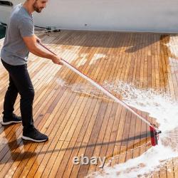 Long Reach Solar Panel Cleaning Brush Kit, Window Cleaning Water-Fed Rod Kit, 3m