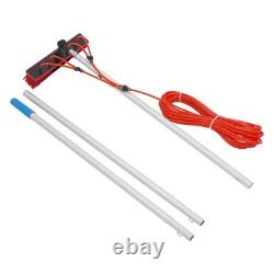 Long Reach Solar Panel Cleaning Brush Kit, Window Cleaning Water-Fed Rod Kit, 3m