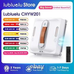 Lubluelu 9000Pa Smart Window Cleaning Robot Dual Water Spray Remote Control UK