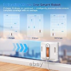 Lubluelu 9000Pa Smart Window Cleaning Robot Dual Water Spray Remote Control UK