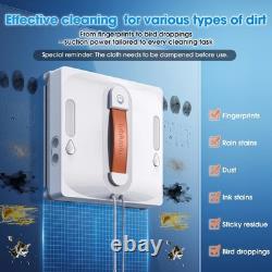 Lubluelu 9000Pa Smart Window Cleaning Robot Dual Water Spray Remote Control UK