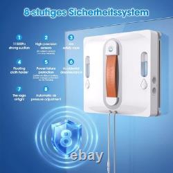 Lubluelu 9000Pa Smart Window Cleaning Robot Dual Water Spray Remote Control UK