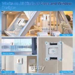 Lubluelu 9000Pa Smart Window Cleaning Robot Dual Water Spray Remote Control UK