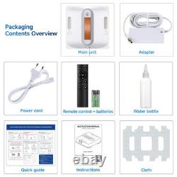 Lubluelu 9000Pa Smart Window Cleaning Robot Dual Water Spray Remote Control UK