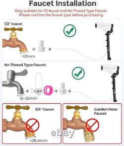 LyriFine Electric Solar Panel Cleaning Kit, 6.2Meter Water-fed Extendable Window