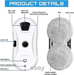 Memows Window Cleaner Robot, Automatic Window Cleaning Robot with Water Spray