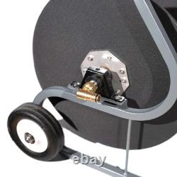 Metal Heavy Duty Window Cleaning Wheeled Hose Reel WFP Water Fed Pole